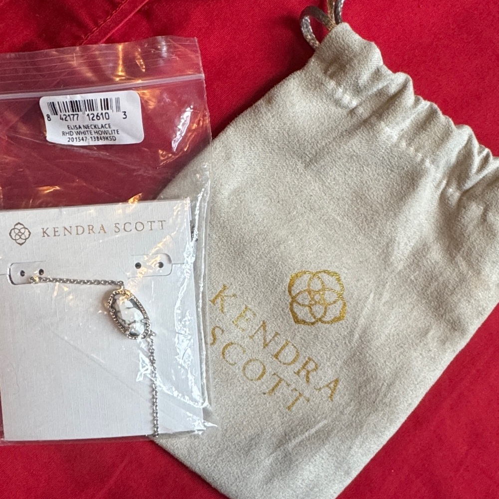 Kendra Scott Elisa Necklace White Howlite